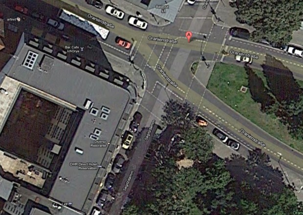 Der ungefähr gleiche Kartenausschnitt in Google Maps (Screenshot: Golem.de)